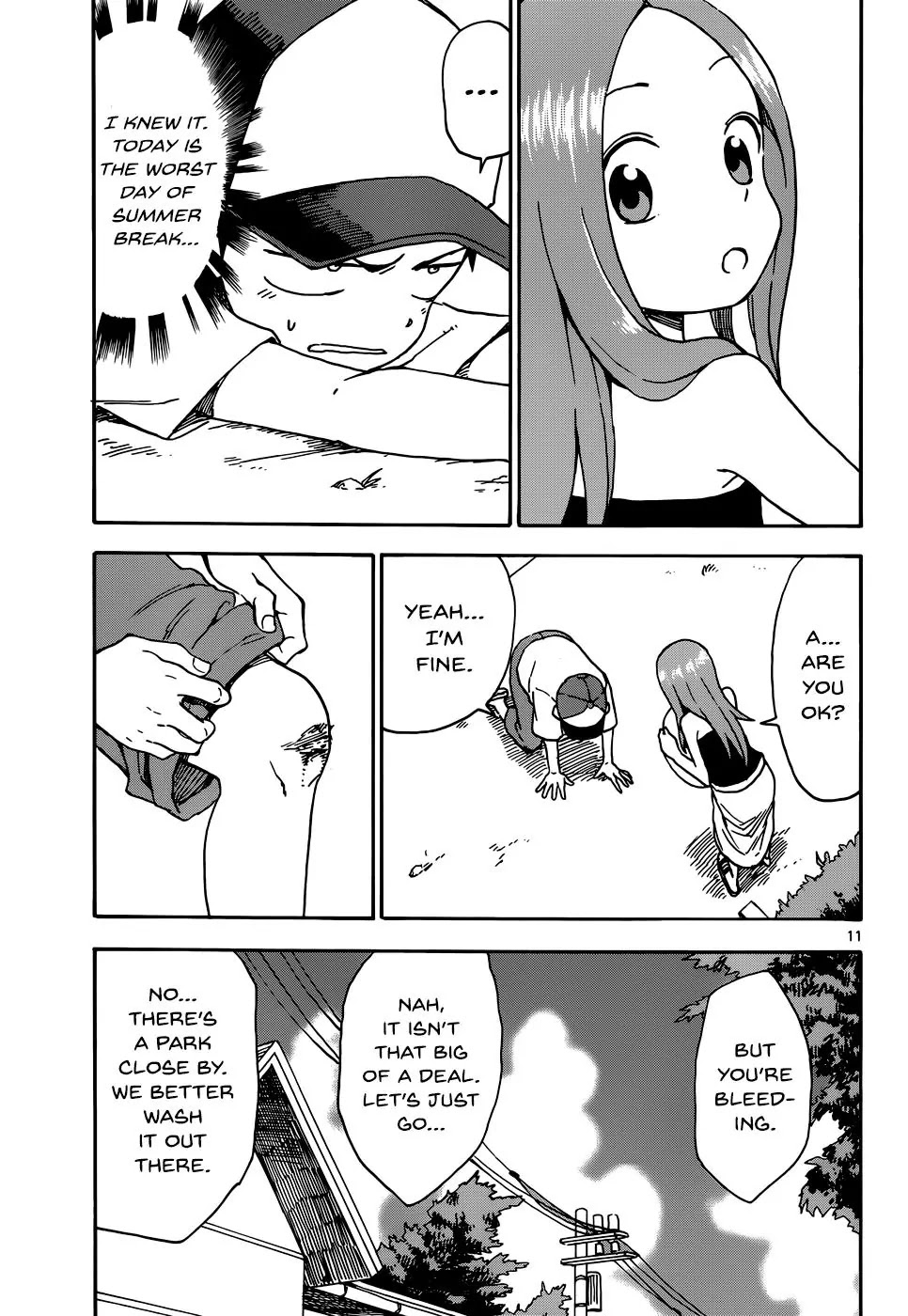 Karakai Jouzu no Takagi-san Chapter 35 page 11 - Chapter 35: Water Spigot