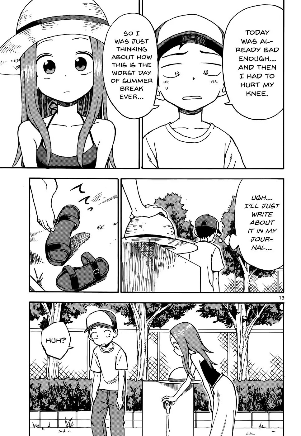 Karakai Jouzu no Takagi-san Chapter 35 page 13 - Chapter 35: Water Spigot