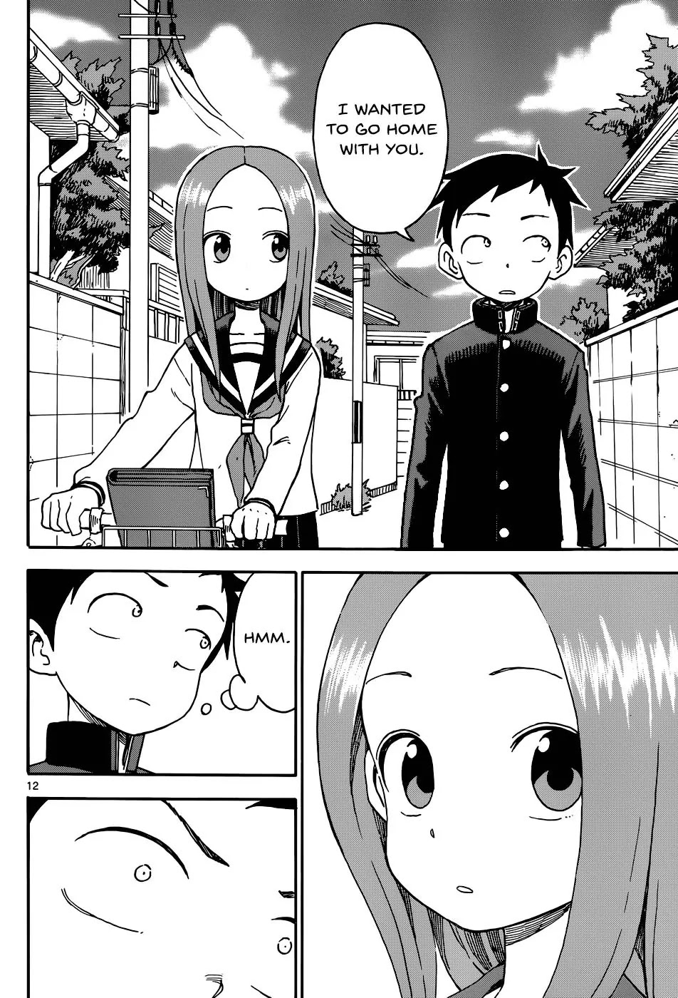 Karakai Jouzu no Takagi-san Chapter 36 page 12 - Chapter 36: Turning Point