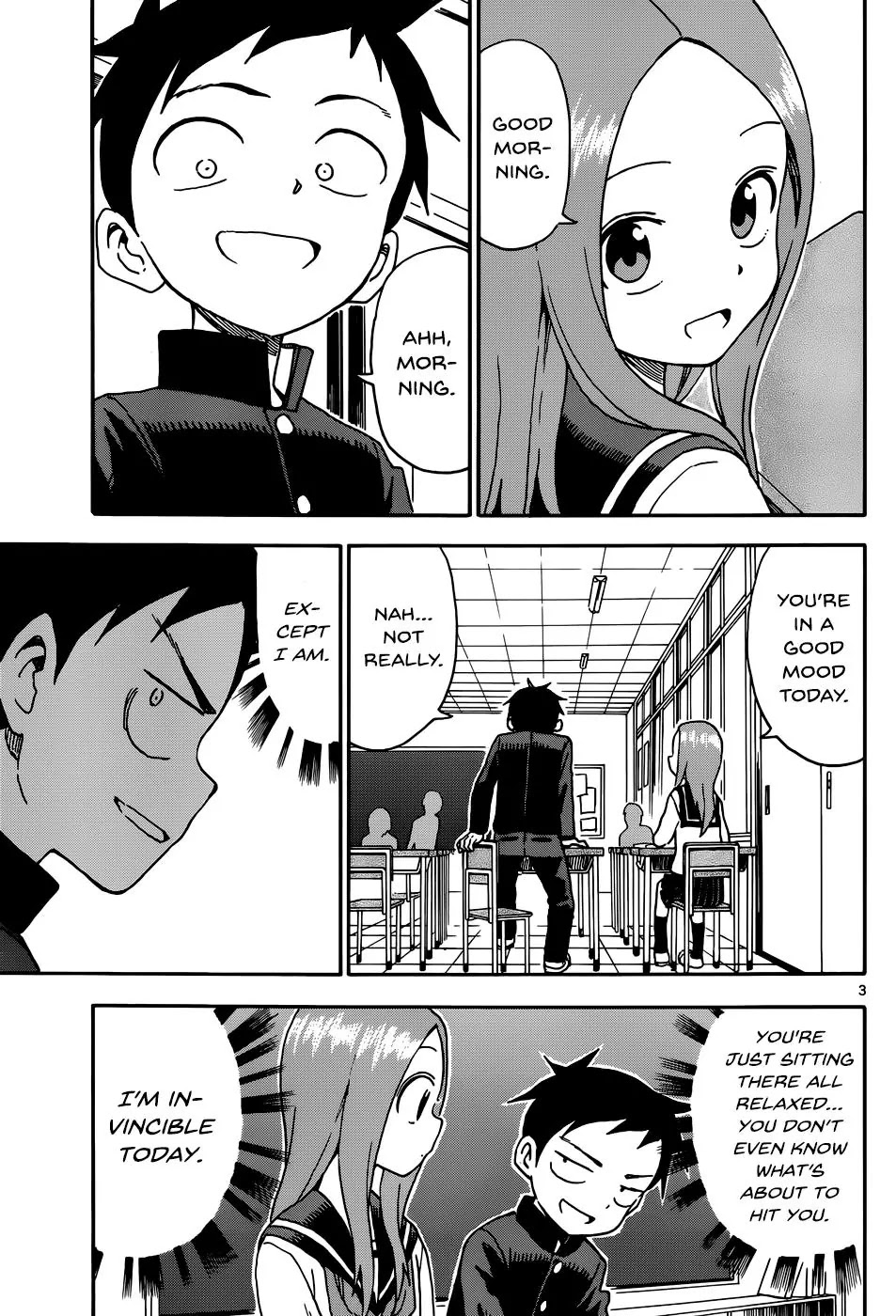 Karakai Jouzu no Takagi-san Chapter 36 page 3 - Chapter 36: Turning Point