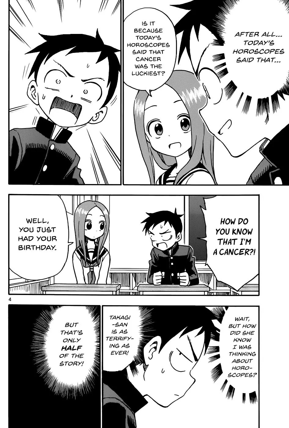 Karakai Jouzu no Takagi-san Chapter 36 page 4 - Chapter 36: Turning Point