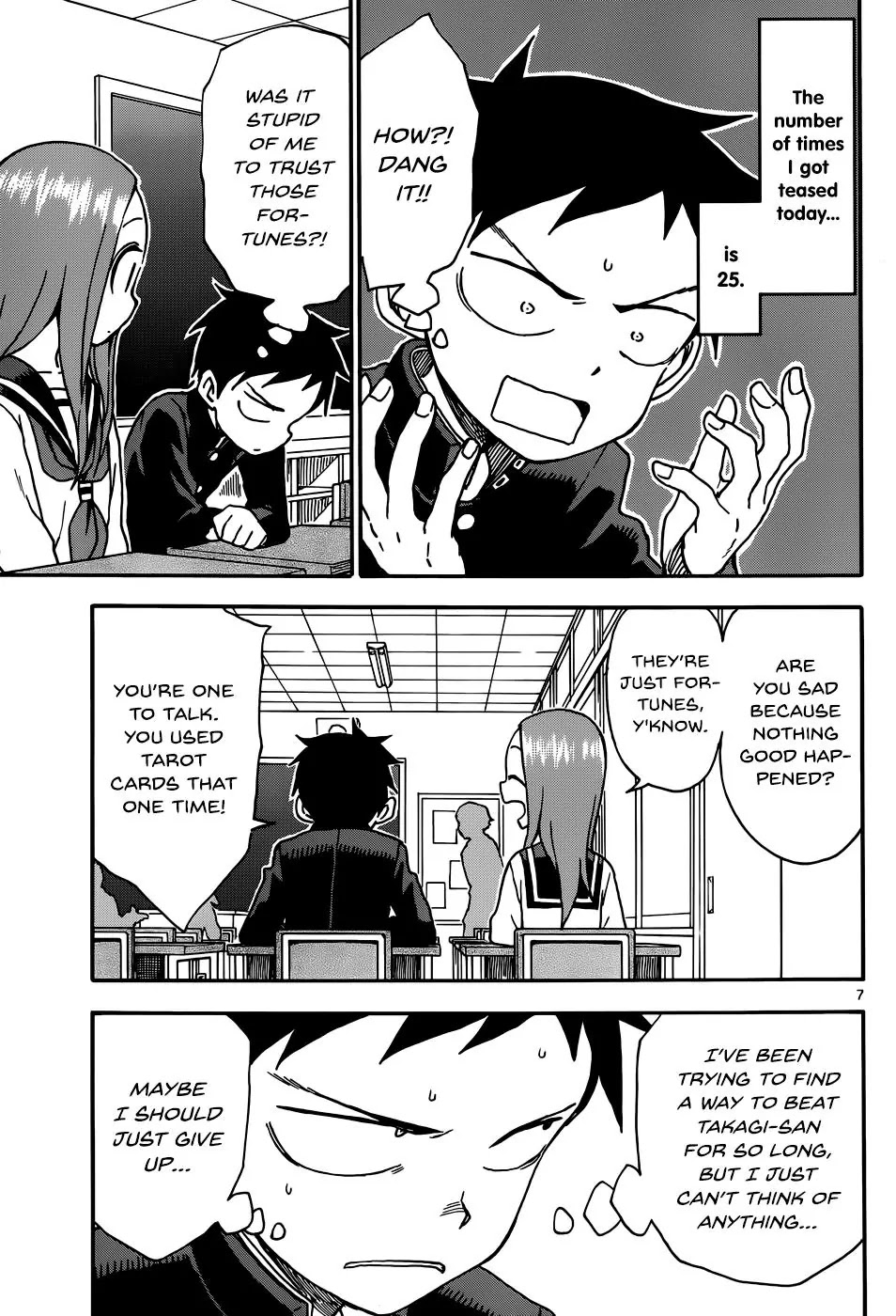 Karakai Jouzu no Takagi-san Chapter 36 page 7 - Chapter 36: Turning Point
