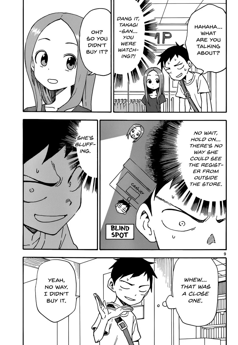 Karakai Jouzu no Takagi-san Chapter 37 page 10 - Chapter 37: Shopping