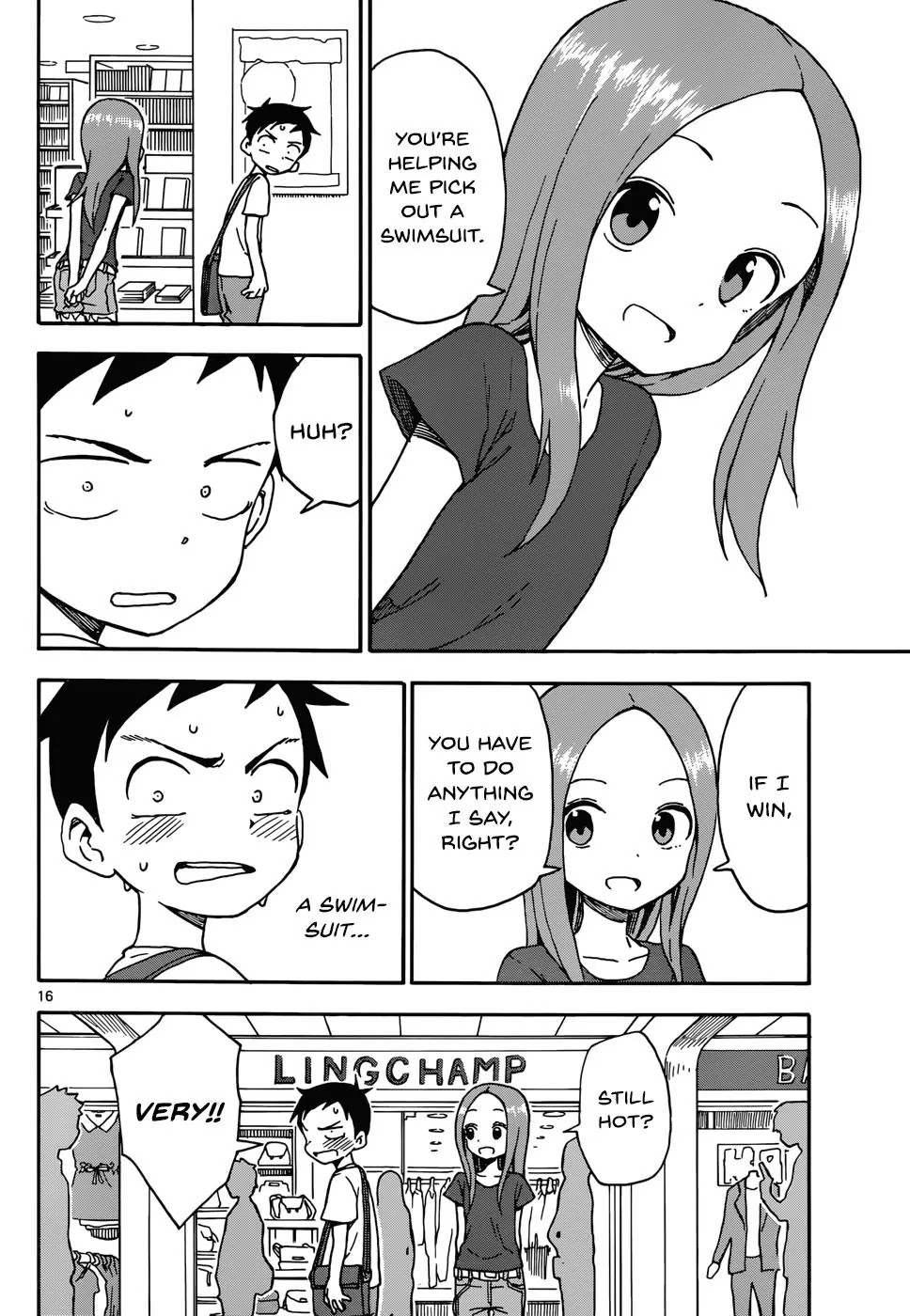Karakai Jouzu no Takagi-san Chapter 37 page 17 - Chapter 37: Shopping