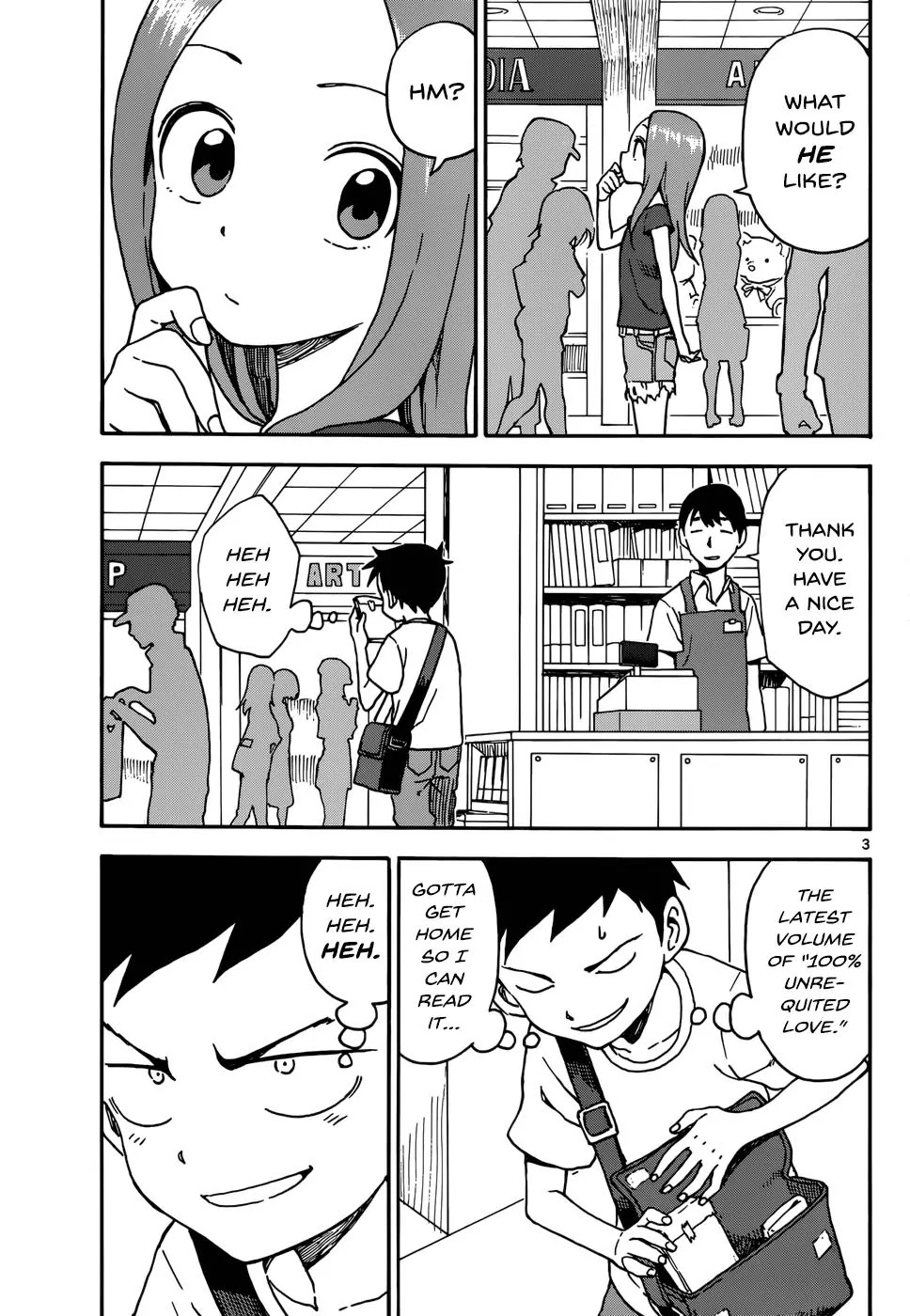 Karakai Jouzu no Takagi-san Chapter 37 page 4 - Chapter 37: Shopping