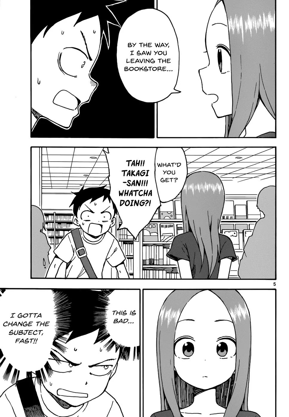 Karakai Jouzu no Takagi-san Chapter 37 page 6 - Chapter 37: Shopping