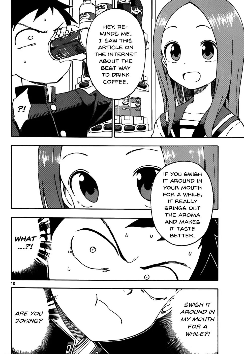 Karakai Jouzu no Takagi-san Chapter 39 page 10 - Chapter 39: Coffee
