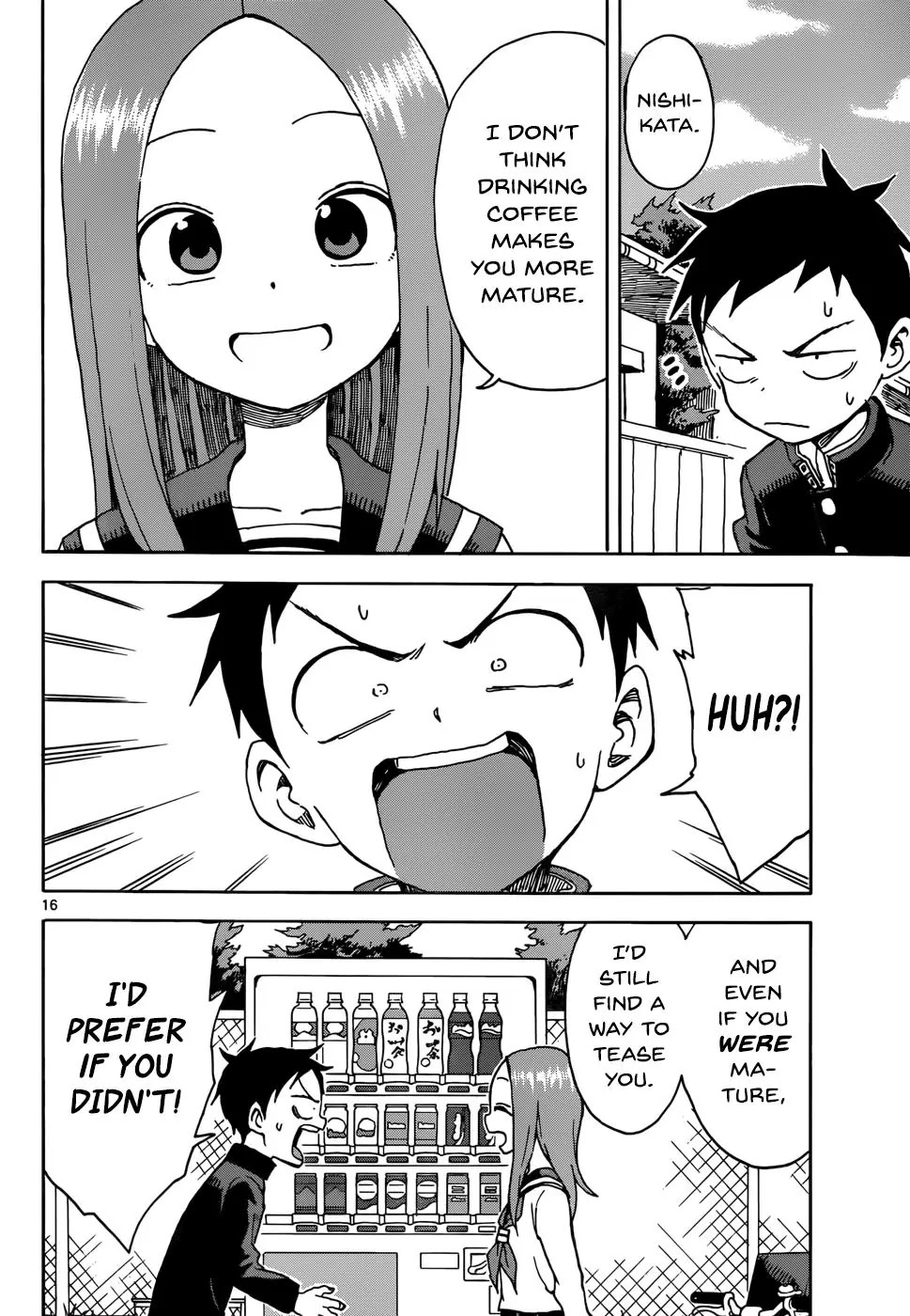 Karakai Jouzu no Takagi-san Chapter 39 page 16 - Chapter 39: Coffee