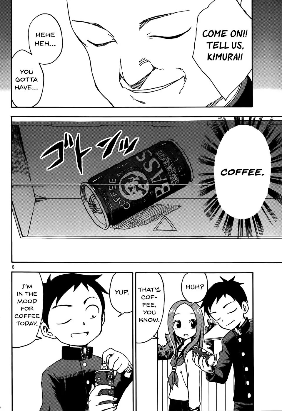 Karakai Jouzu no Takagi-san Chapter 39 page 6 - Chapter 39: Coffee