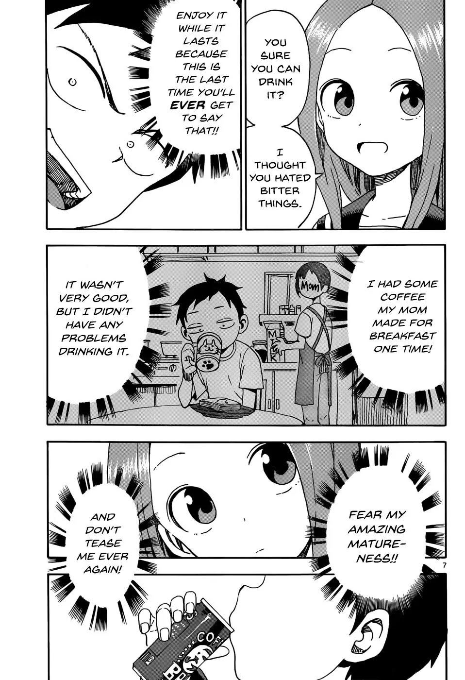 Karakai Jouzu no Takagi-san Chapter 39 page 7 - Chapter 39: Coffee
