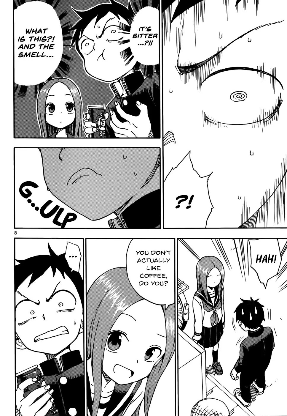 Karakai Jouzu no Takagi-san Chapter 39 page 8 - Chapter 39: Coffee