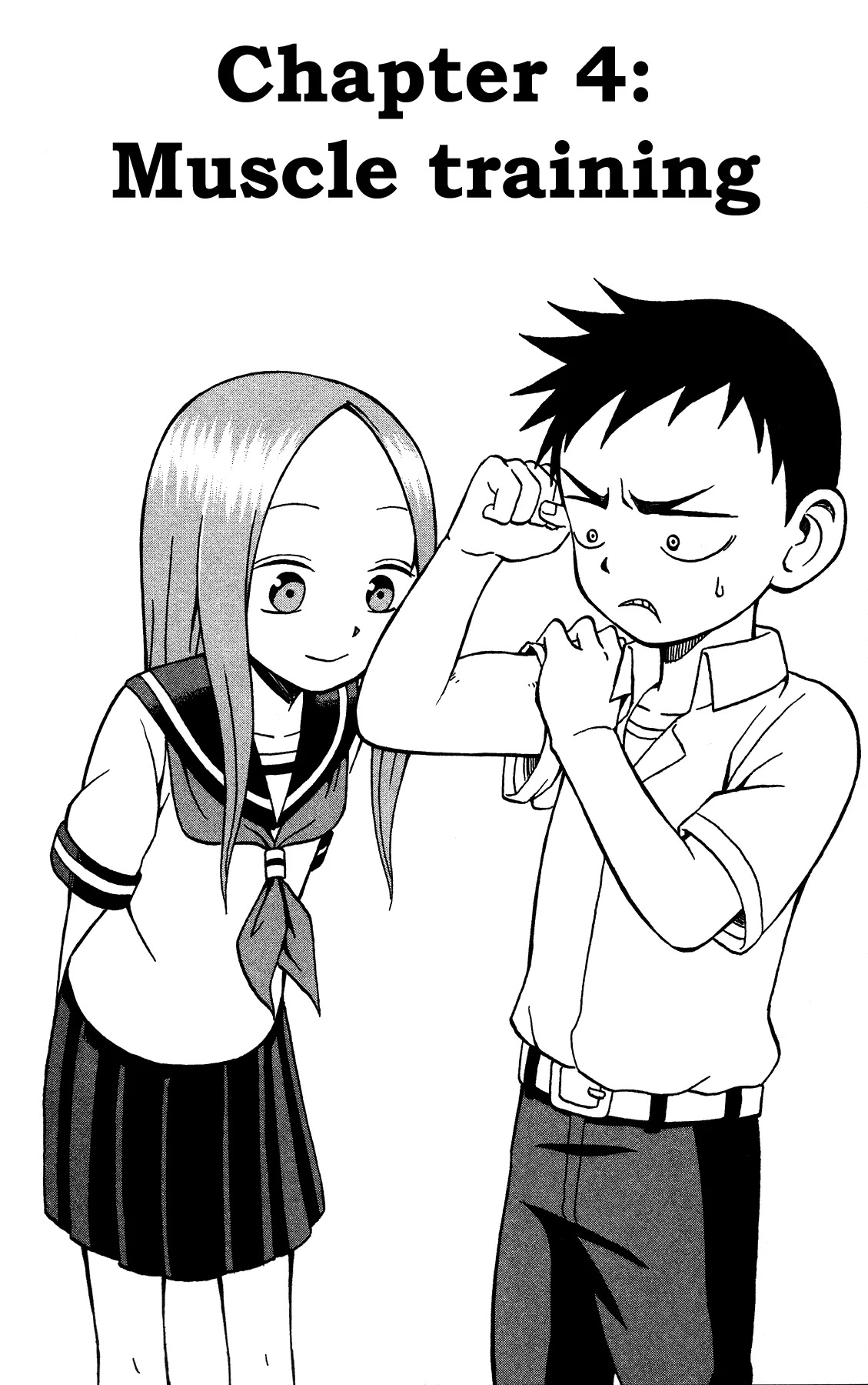 Karakai Jouzu no Takagi-san Chapter 4 page 2 - Chapter 4: Muscle training