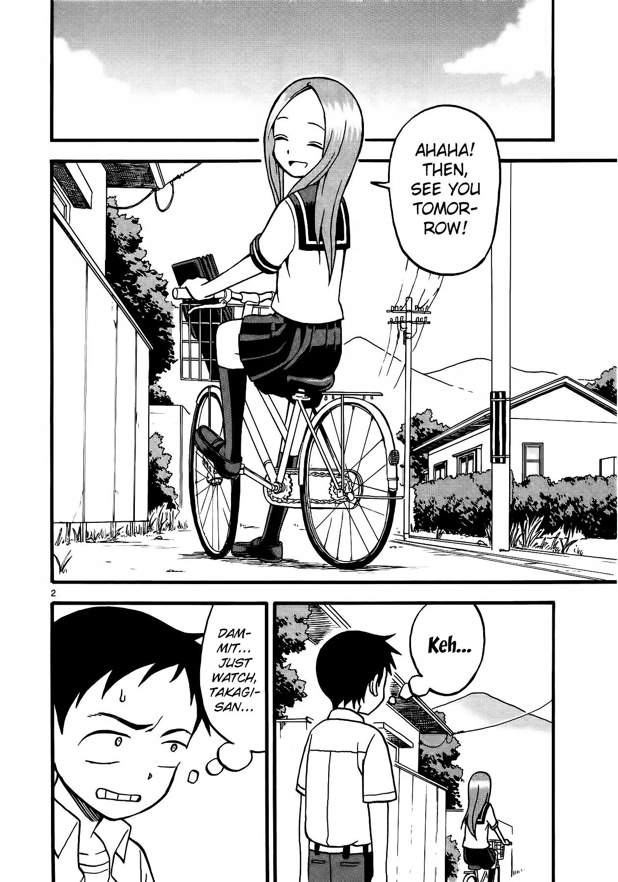 Karakai Jouzu no Takagi-san Chapter 4 page 3 - Chapter 4: Muscle training