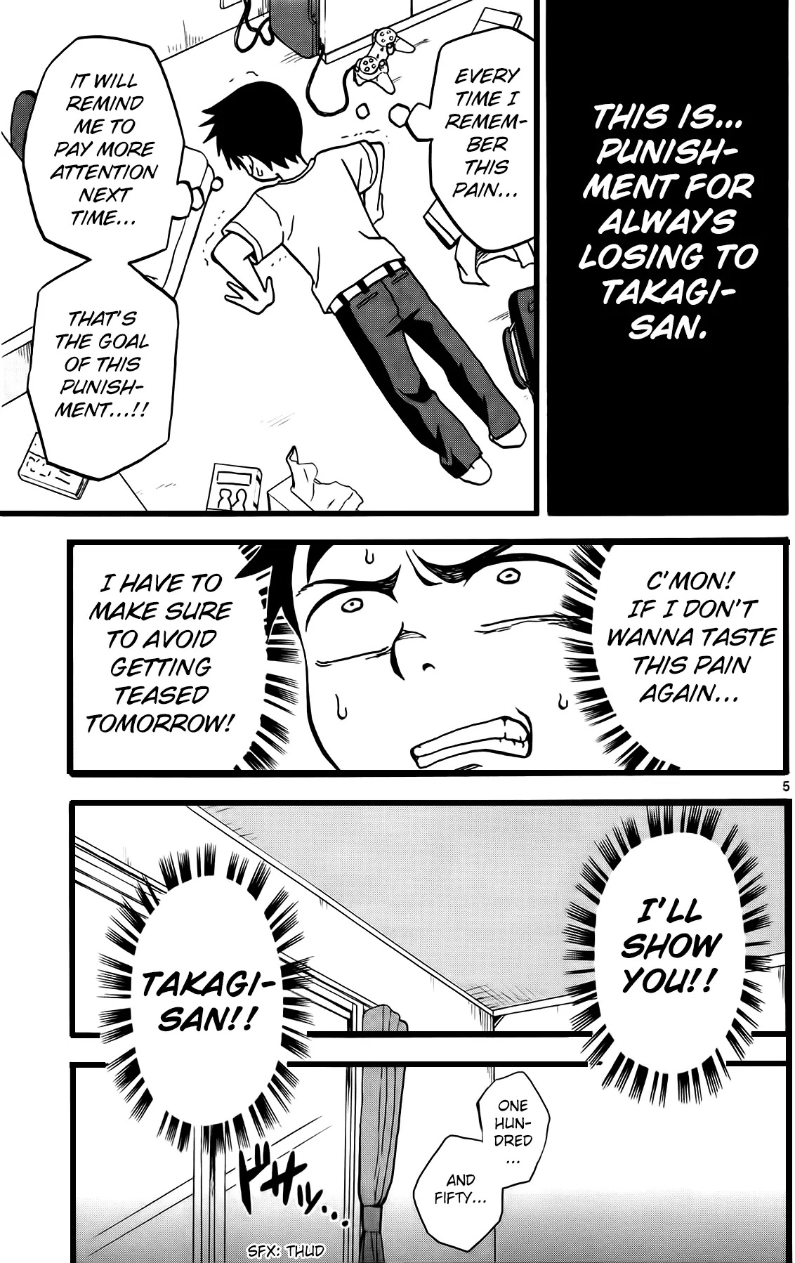 Karakai Jouzu no Takagi-san Chapter 4 page 6 - Chapter 4: Muscle training