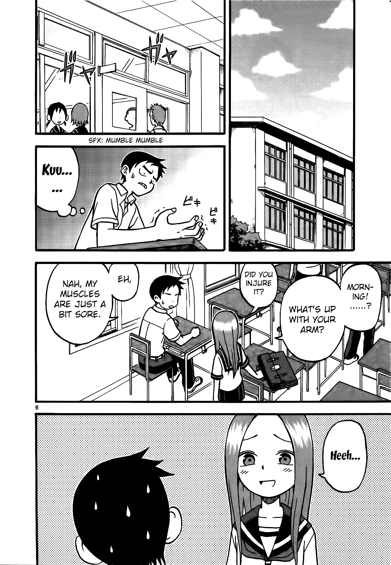 Karakai Jouzu no Takagi-san Chapter 4 page 7 - Chapter 4: Muscle training