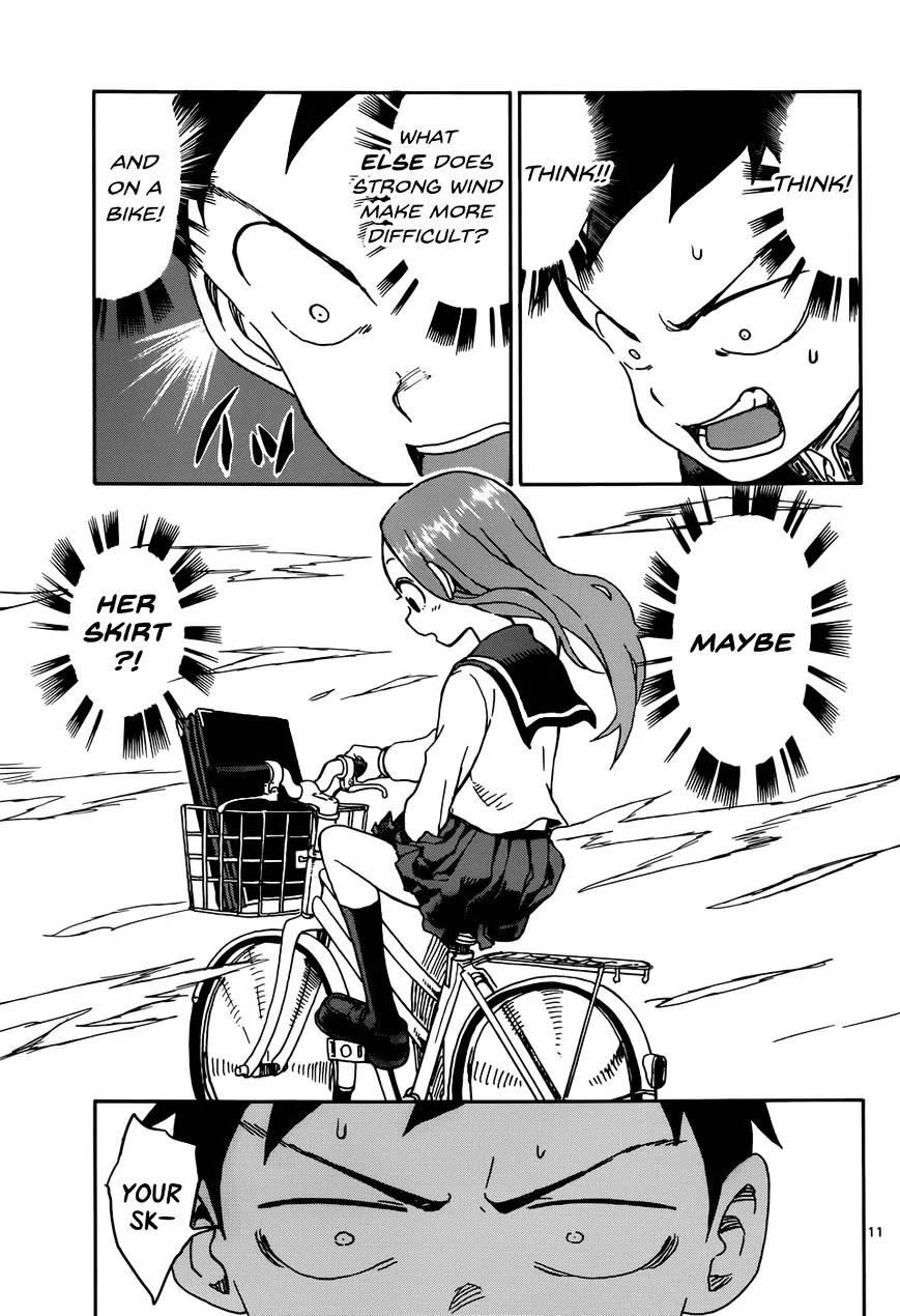 Karakai Jouzu no Takagi-san Chapter 40 page 11 - Chapter 40: Typhoon