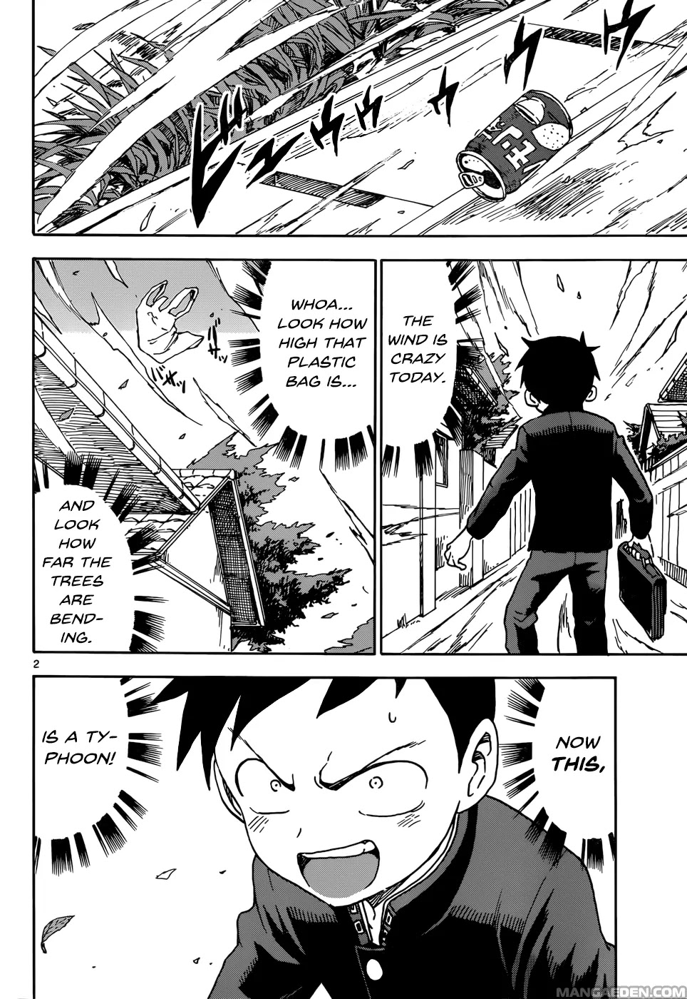 Karakai Jouzu no Takagi-san Chapter 40 page 2 - Chapter 40: Typhoon