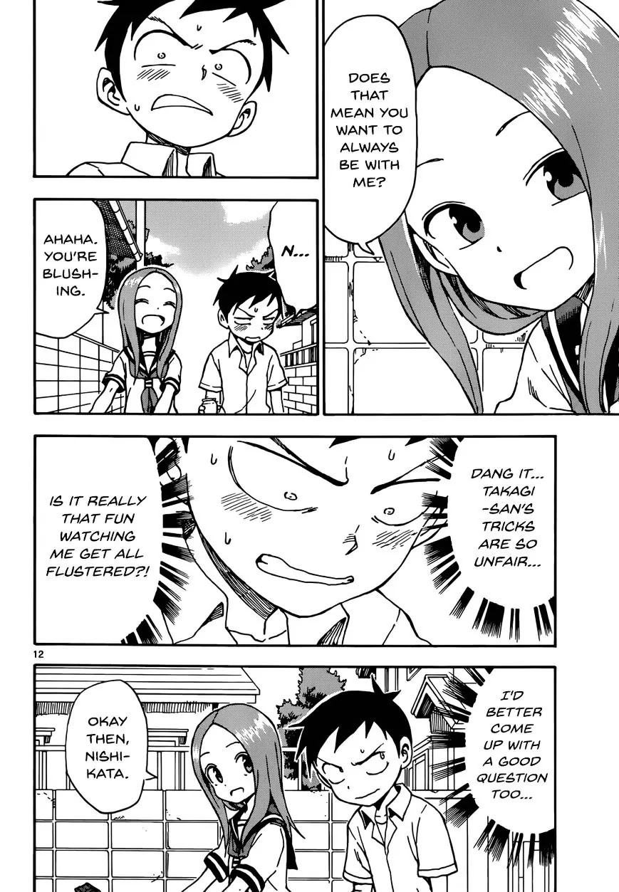 Karakai Jouzu no Takagi-san Chapter 41 page 12 - Chapter 41: Would You Rather