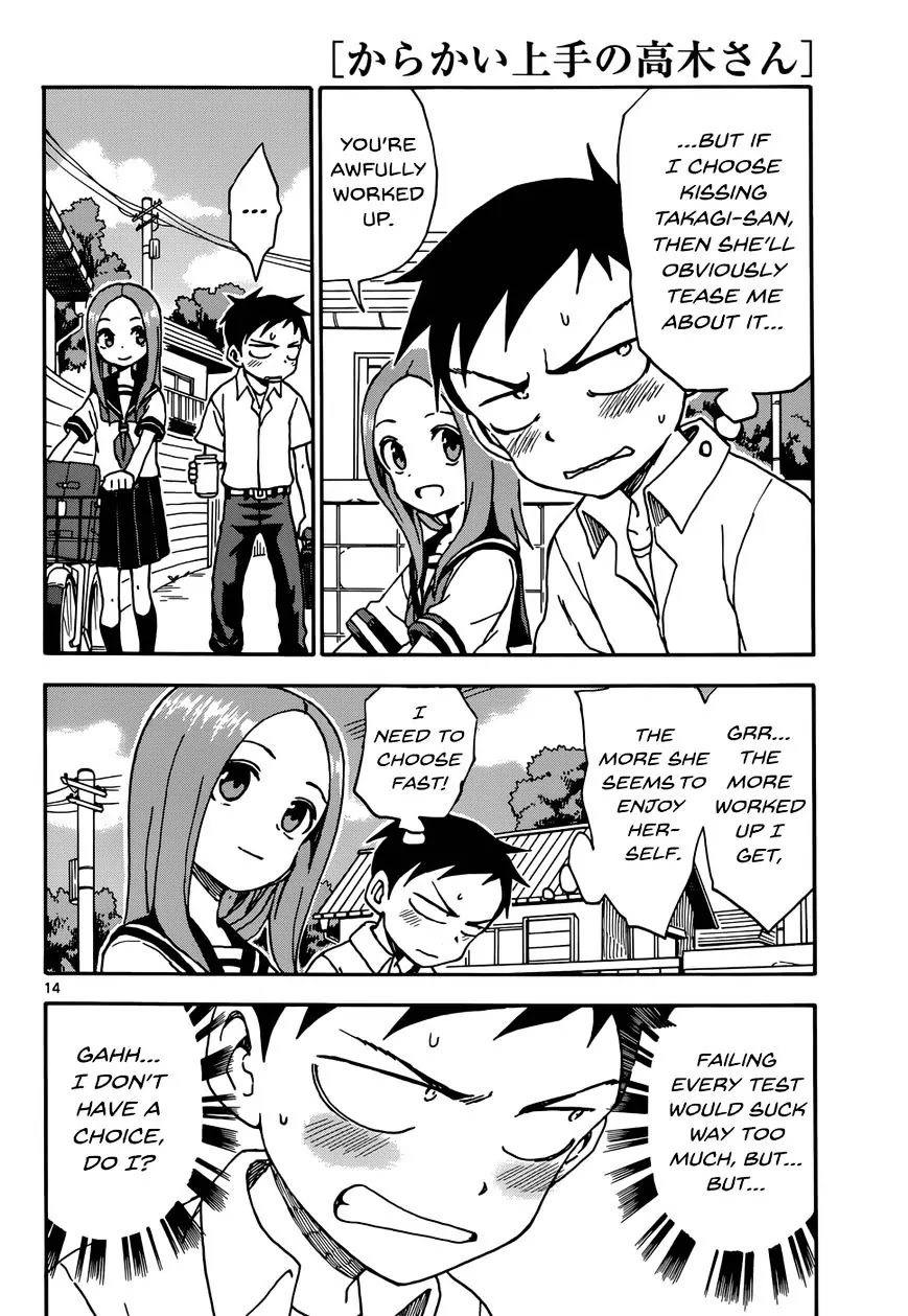 Karakai Jouzu no Takagi-san Chapter 41 page 14 - Chapter 41: Would You Rather