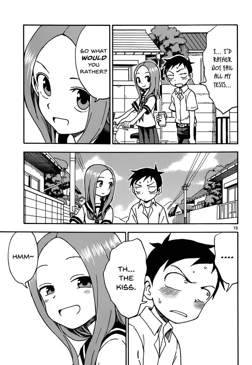 Karakai Jouzu no Takagi-san Chapter 41 page 15 - Chapter 41: Would You Rather