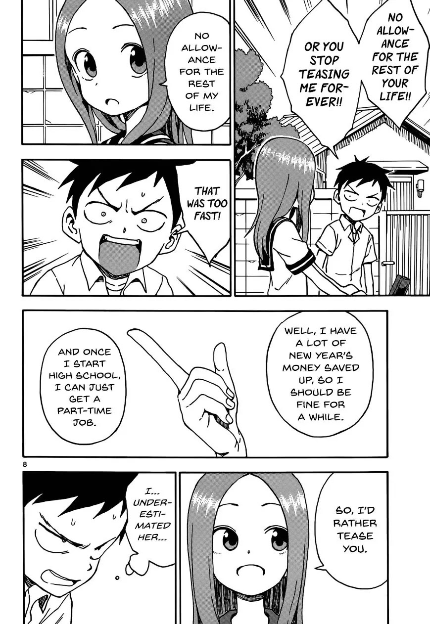 Karakai Jouzu no Takagi-san Chapter 41 page 8 - Chapter 41: Would You Rather