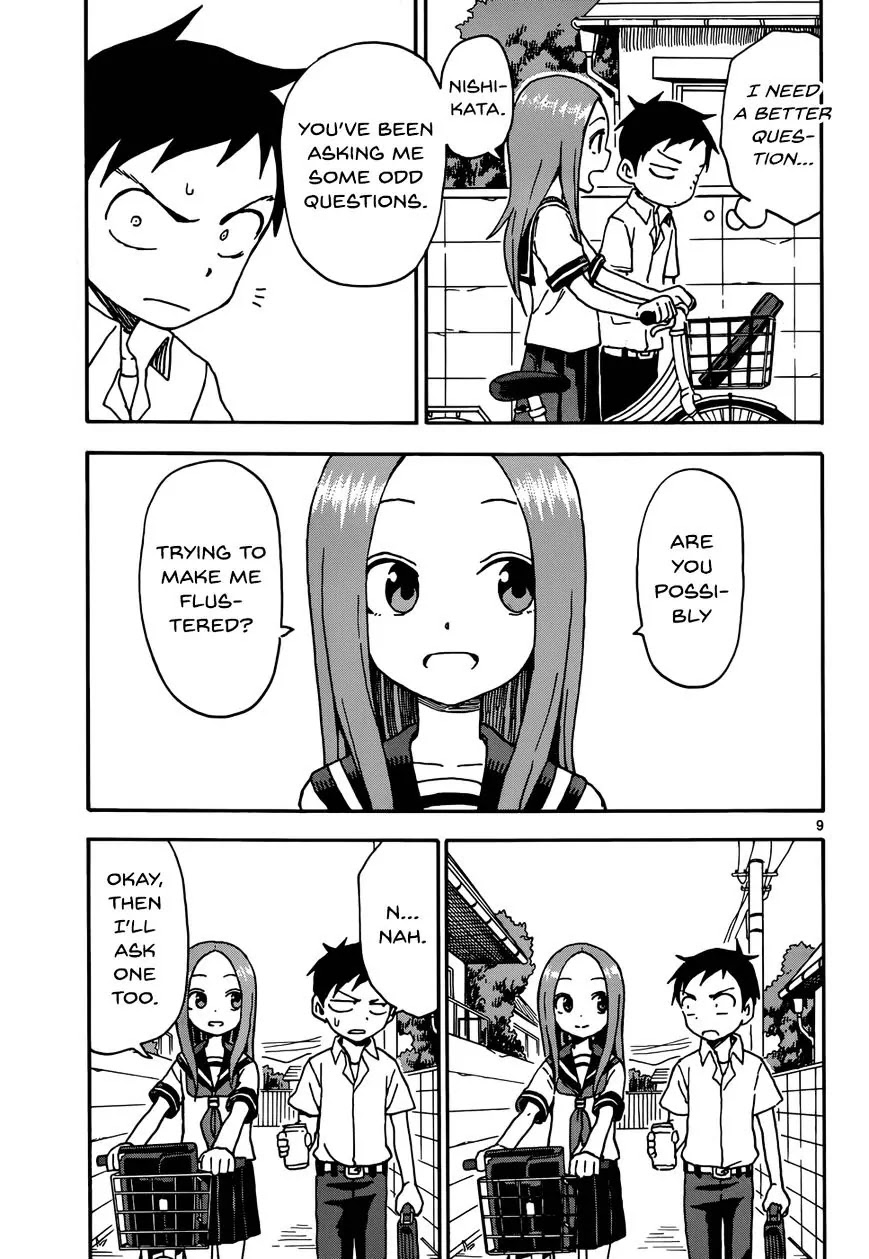Karakai Jouzu no Takagi-san Chapter 41 page 9 - Chapter 41: Would You Rather