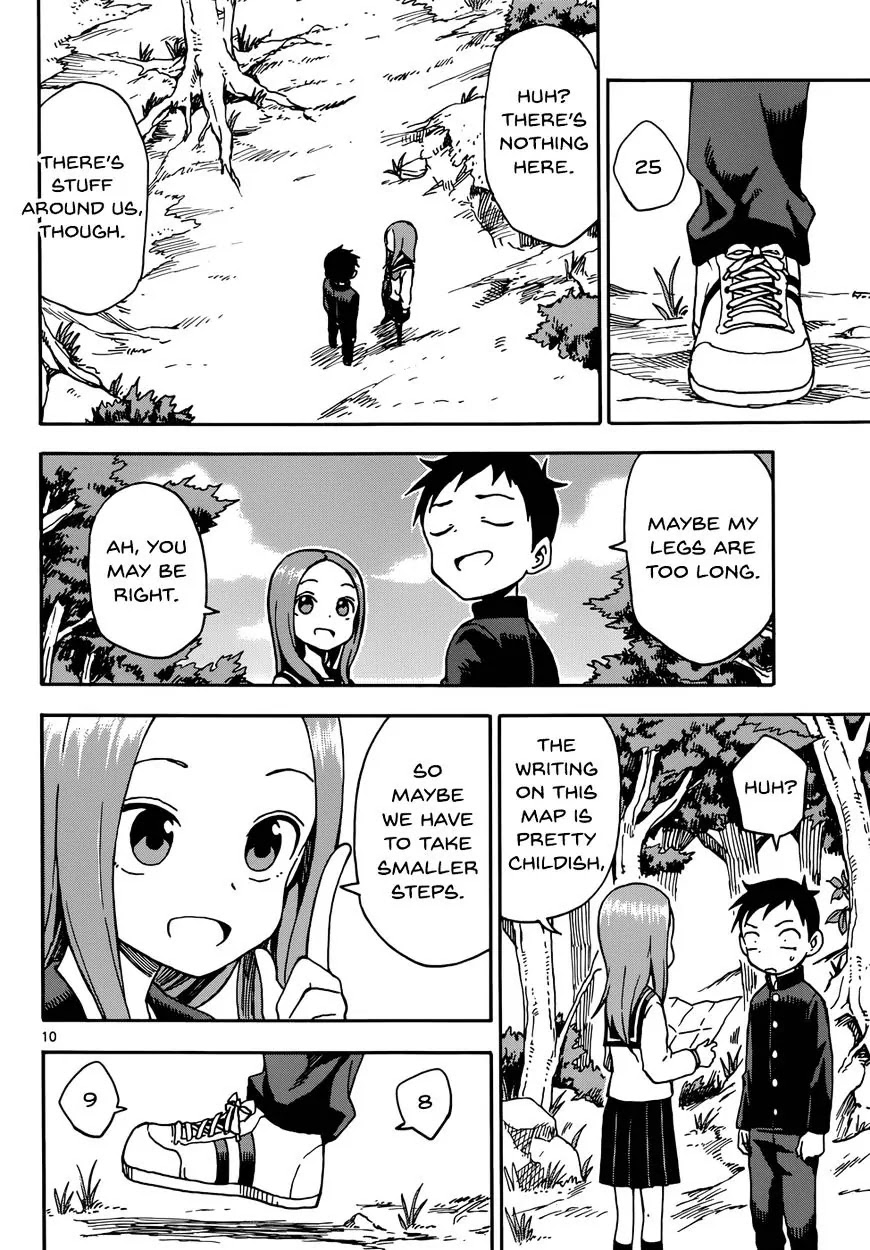 Karakai Jouzu no Takagi-san Chapter 43 page 10 - Chapter 43: Treasure Hunting