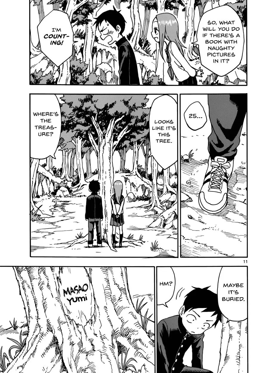 Karakai Jouzu no Takagi-san Chapter 43 page 11 - Chapter 43: Treasure Hunting