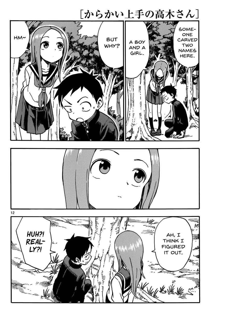 Karakai Jouzu no Takagi-san Chapter 43 page 12 - Chapter 43: Treasure Hunting