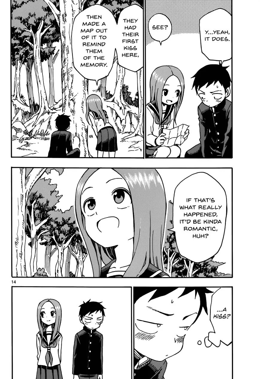 Karakai Jouzu no Takagi-san Chapter 43 page 14 - Chapter 43: Treasure Hunting