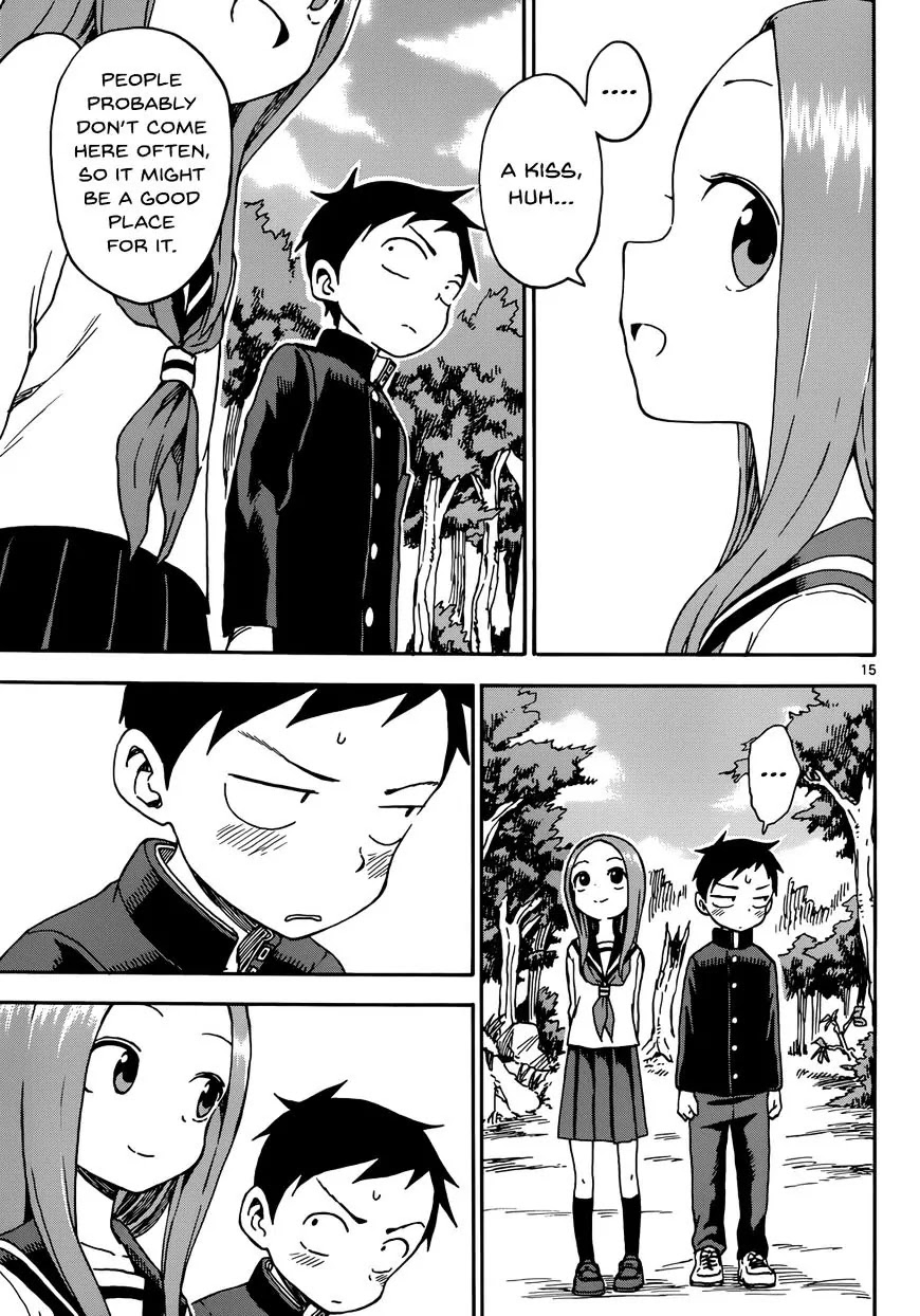 Karakai Jouzu no Takagi-san Chapter 43 page 15 - Chapter 43: Treasure Hunting