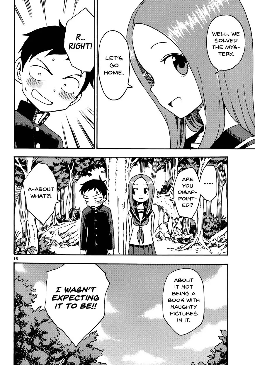 Karakai Jouzu no Takagi-san Chapter 43 page 16 - Chapter 43: Treasure Hunting