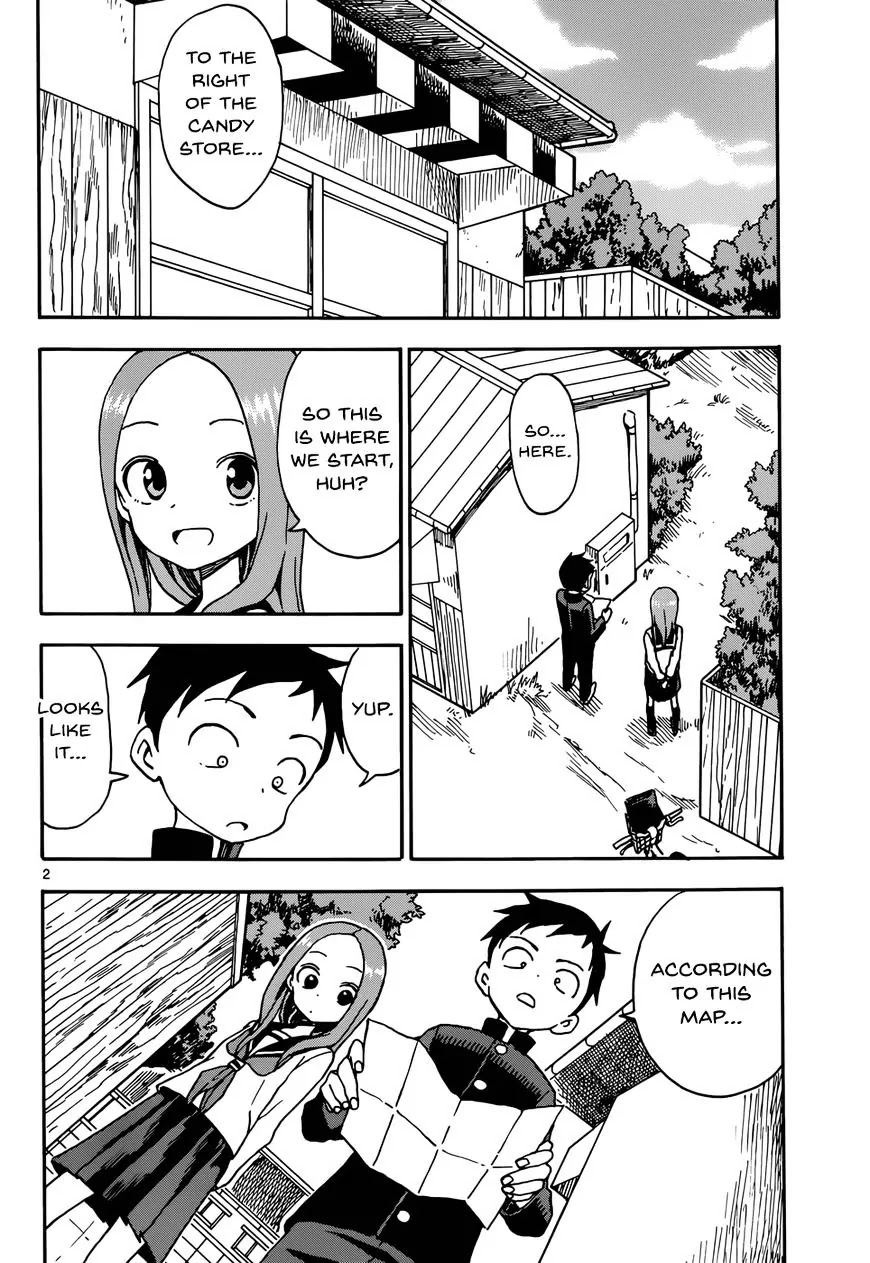 Karakai Jouzu no Takagi-san Chapter 43 page 2 - Chapter 43: Treasure Hunting