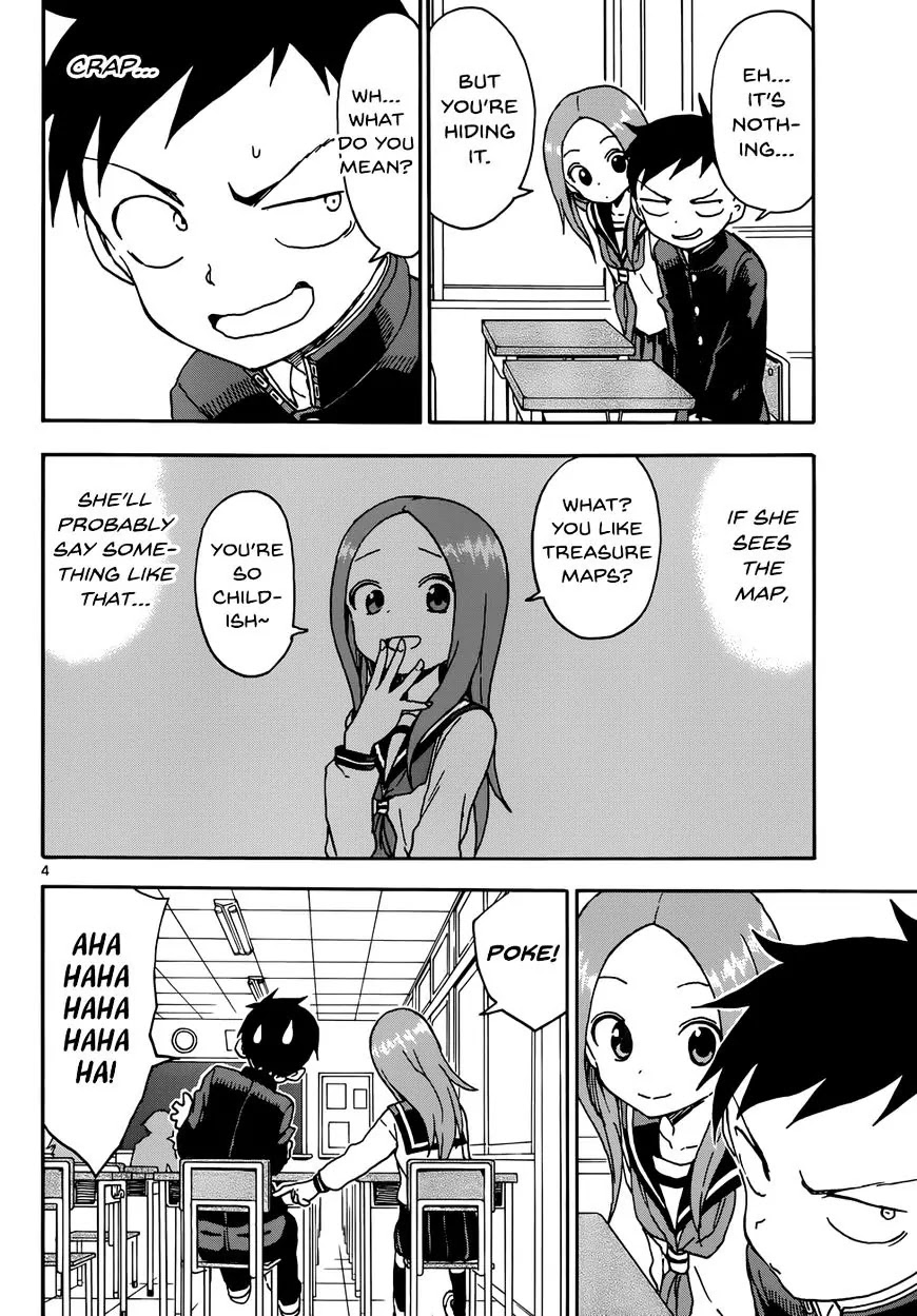 Karakai Jouzu no Takagi-san Chapter 43 page 4 - Chapter 43: Treasure Hunting