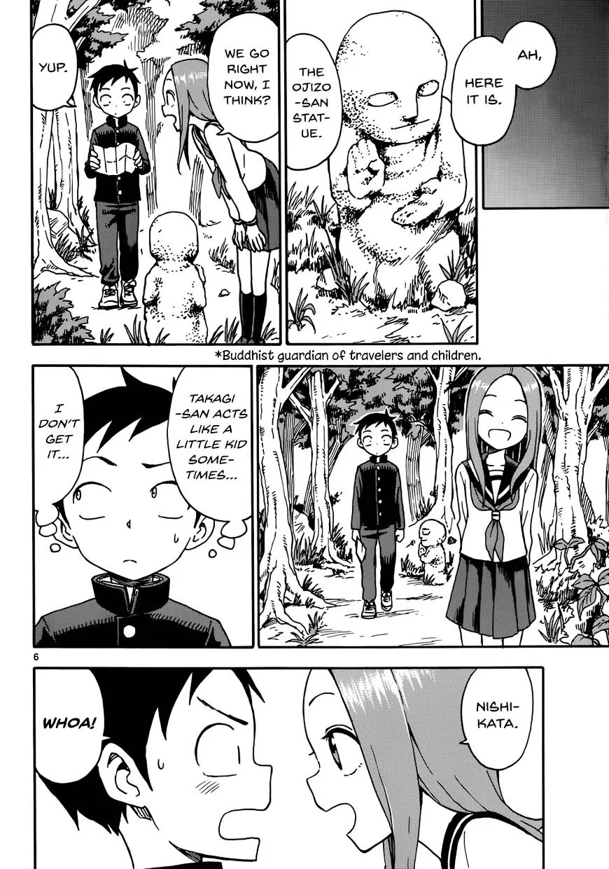 Karakai Jouzu no Takagi-san Chapter 43 page 6 - Chapter 43: Treasure Hunting