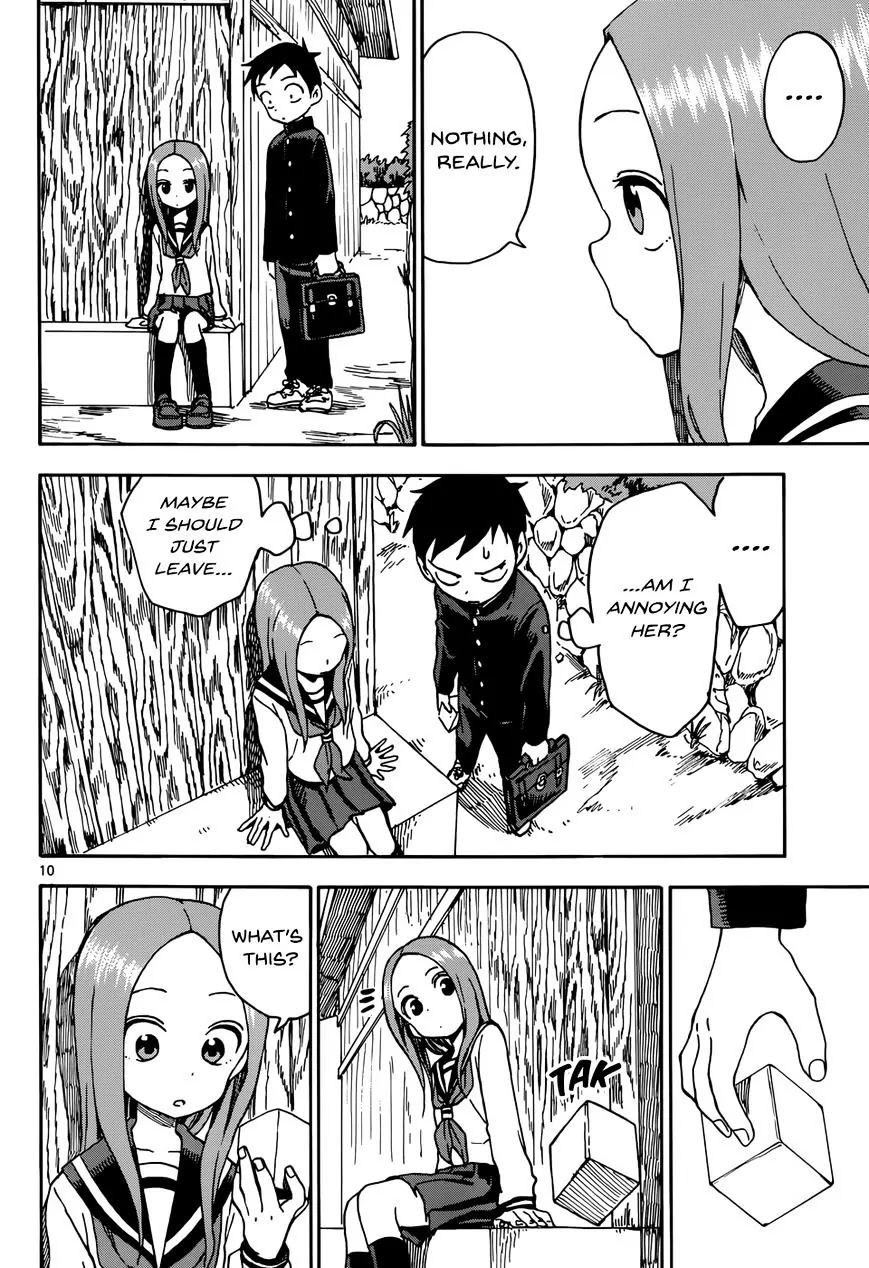 Karakai Jouzu no Takagi-san Chapter 44 page 10 - Chapter 44: Worries