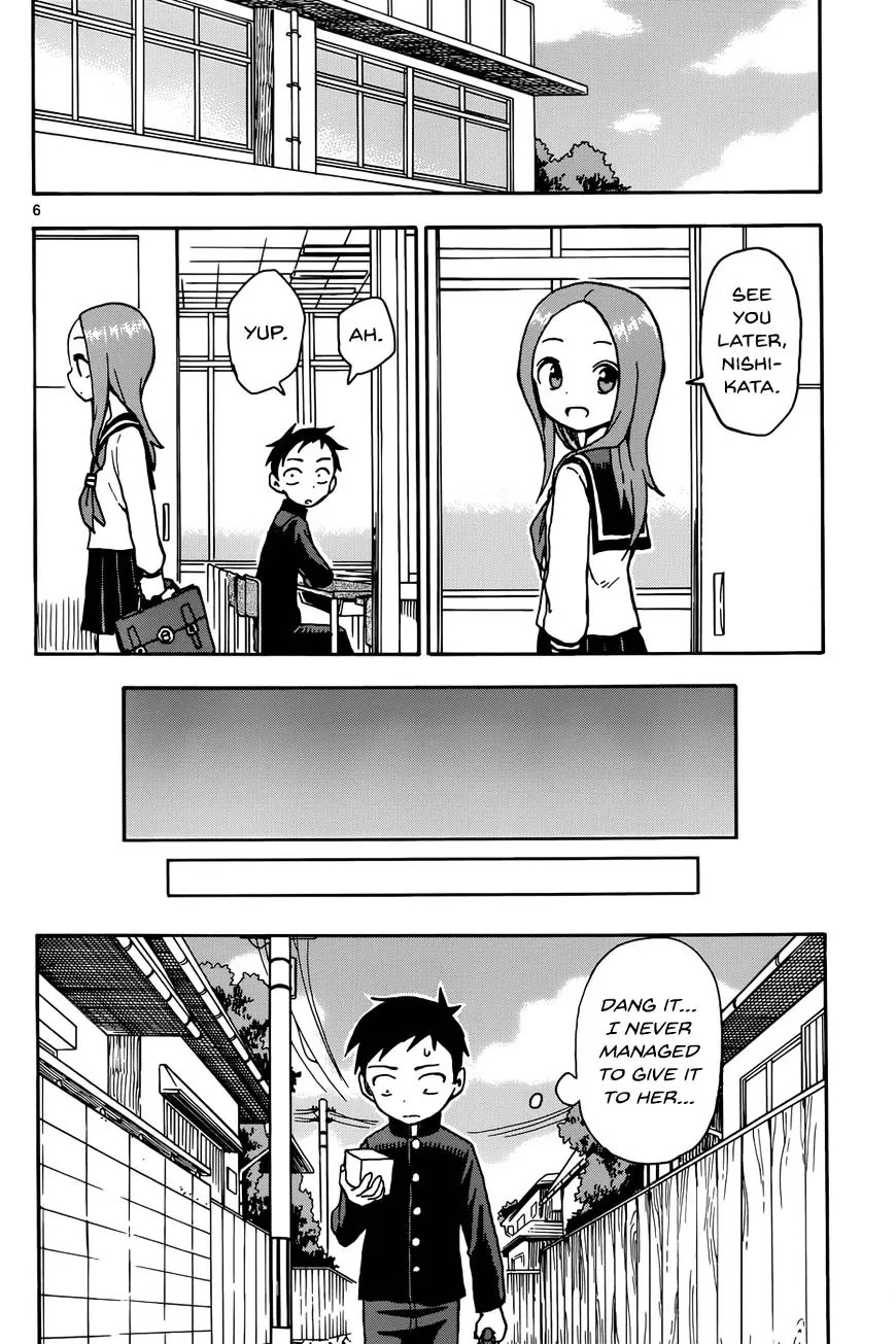 Karakai Jouzu no Takagi-san Chapter 44 page 6 - Chapter 44: Worries