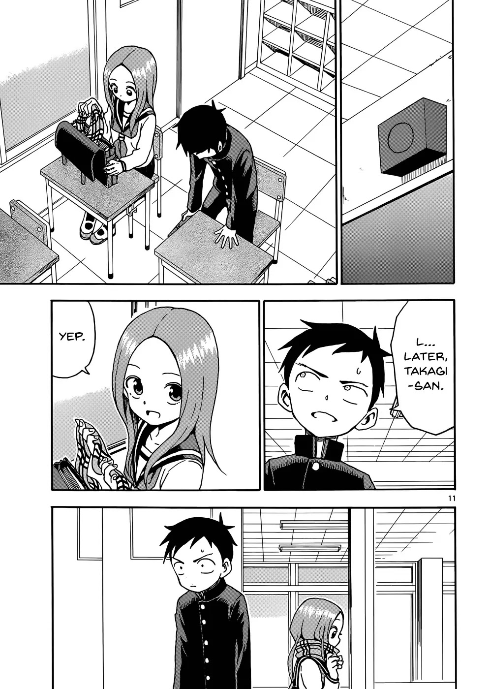 Karakai Jouzu no Takagi-san Chapter 45 page 11 - Chapter 45: Valentine's
