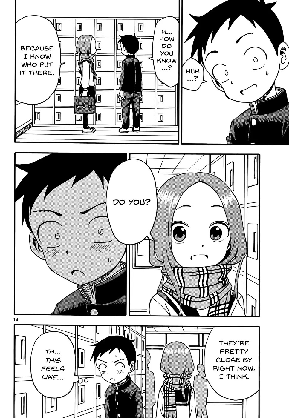 Karakai Jouzu no Takagi-san Chapter 45 page 14 - Chapter 45: Valentine's
