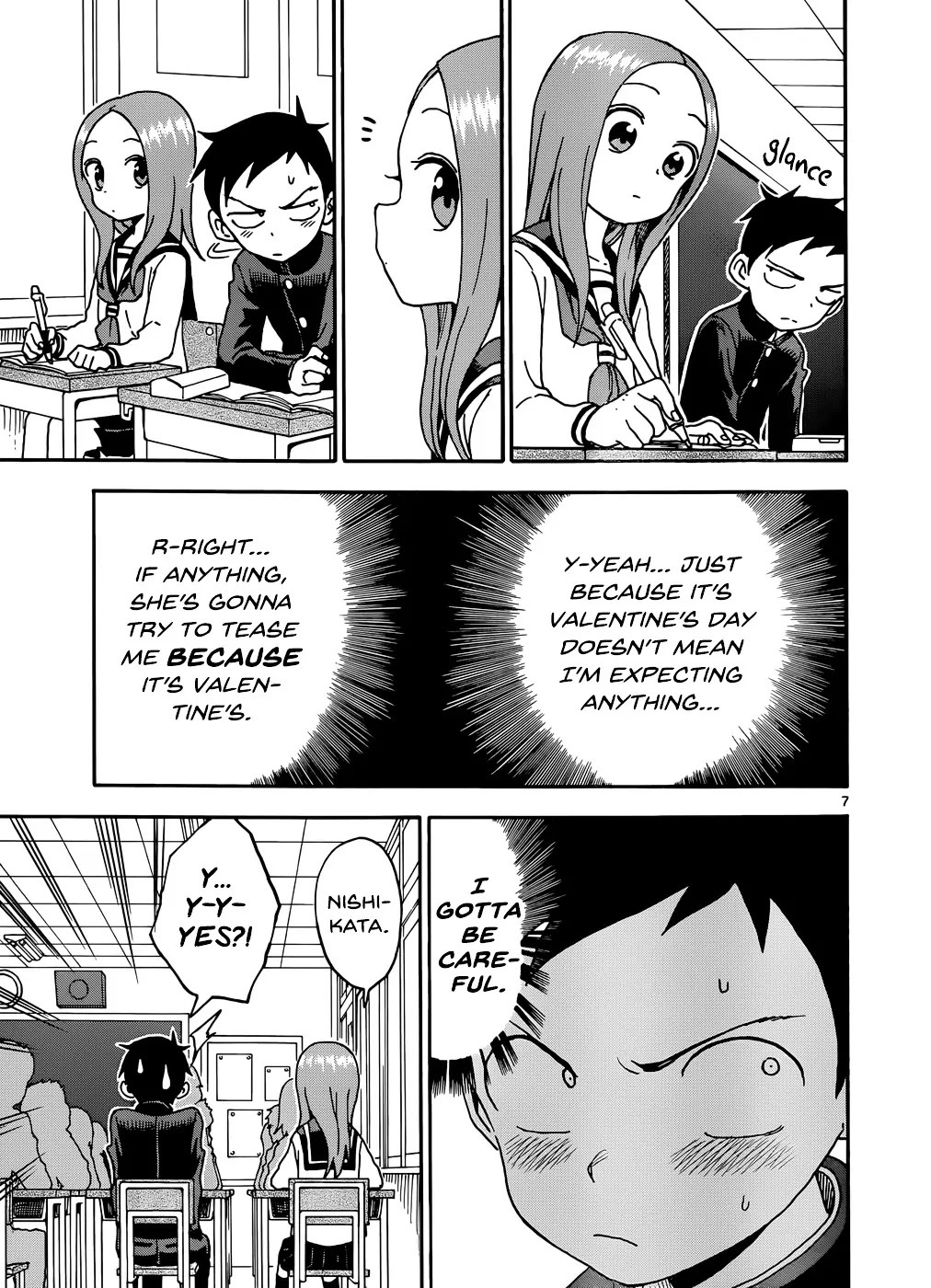 Karakai Jouzu no Takagi-san Chapter 45 page 7 - Chapter 45: Valentine's