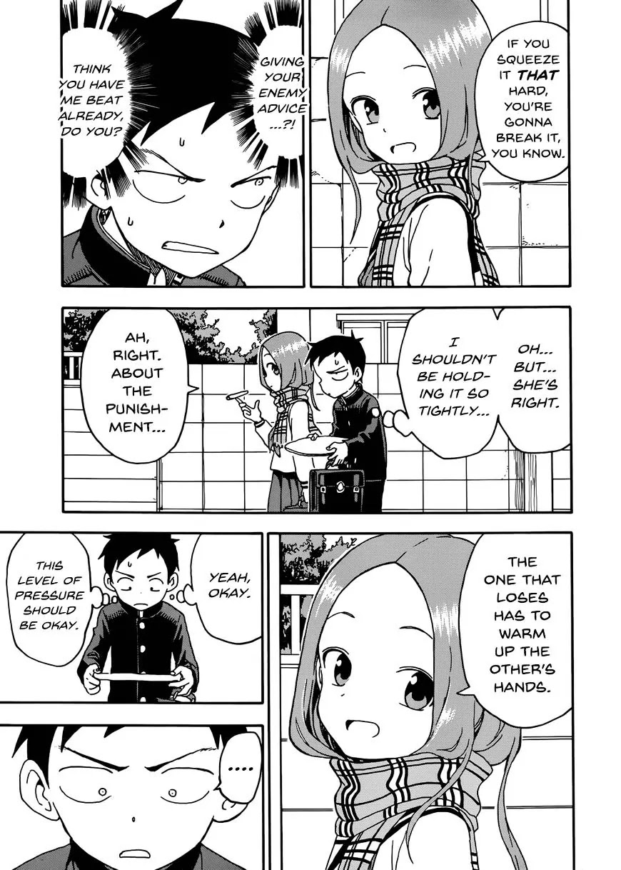 Karakai Jouzu no Takagi-san Chapter 46 page 11 - Chapter 46: Ice