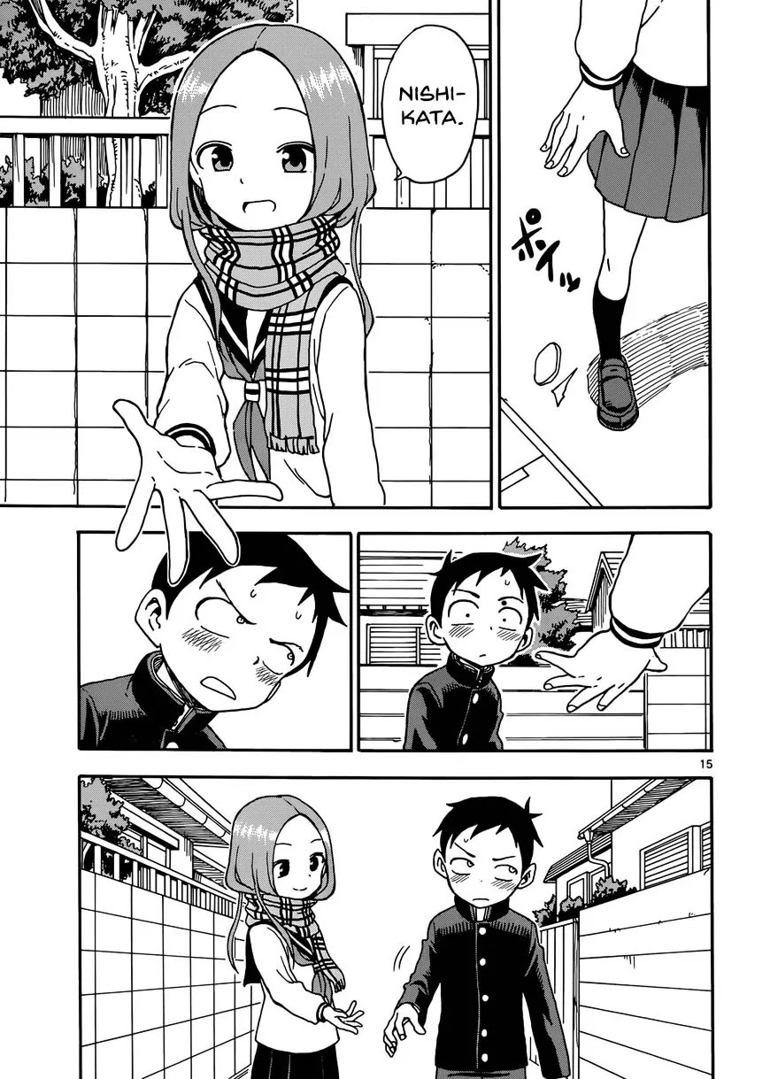 Karakai Jouzu no Takagi-san Chapter 46 page 15 - Chapter 46: Ice