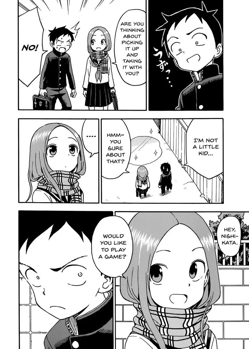 Karakai Jouzu no Takagi-san Chapter 46 page 4 - Chapter 46: Ice