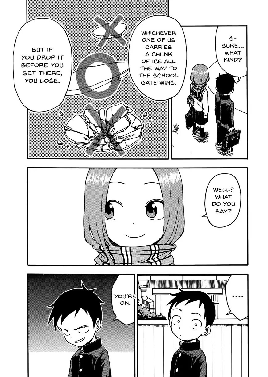 Karakai Jouzu no Takagi-san Chapter 46 page 5 - Chapter 46: Ice