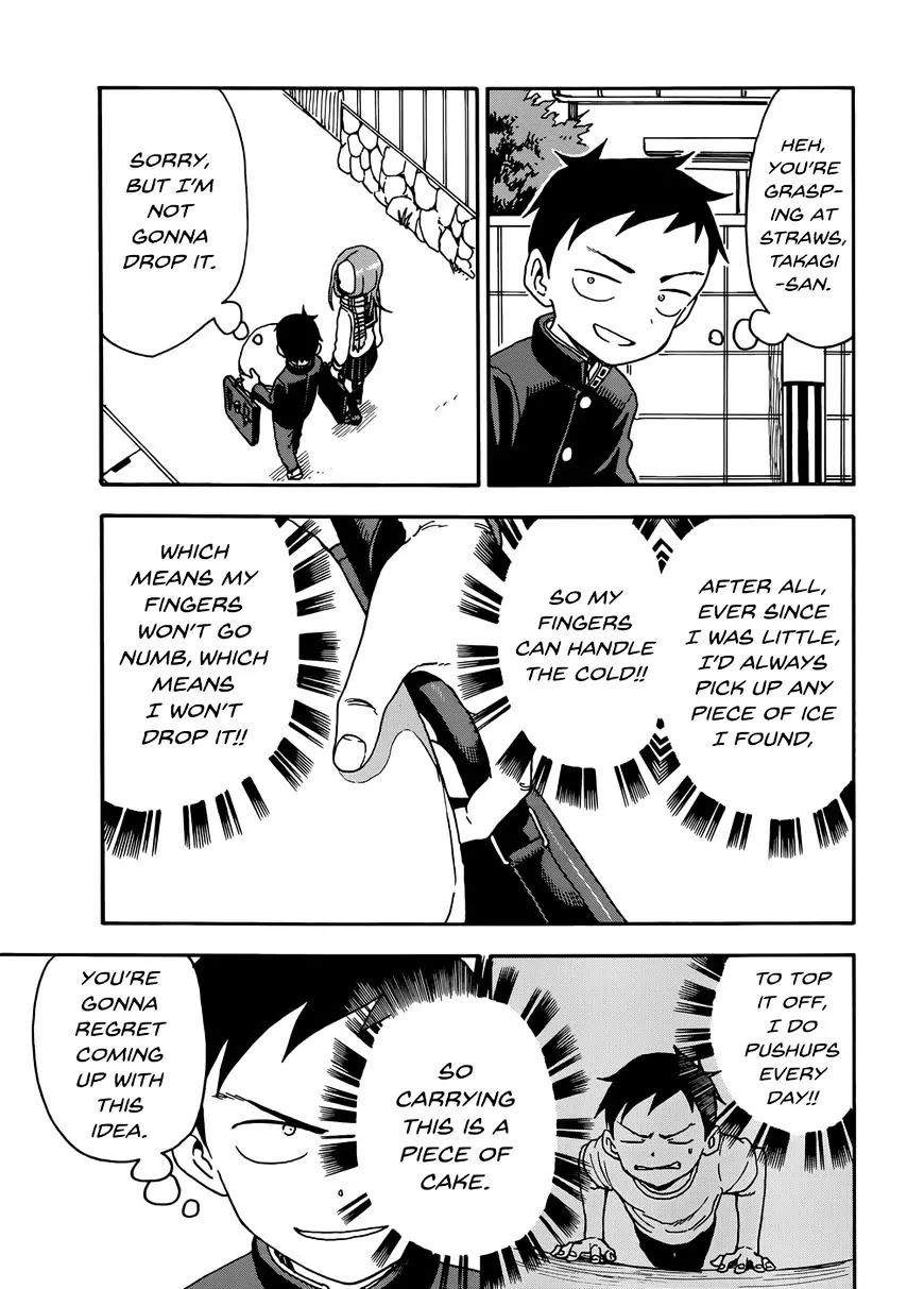 Karakai Jouzu no Takagi-san Chapter 46 page 7 - Chapter 46: Ice