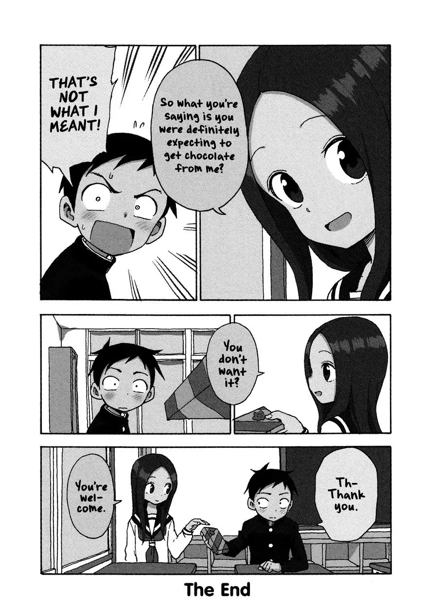 Karakai Jouzu no Takagi-san Chapter 47.5 page 6 - Chapter 47.5: Extras