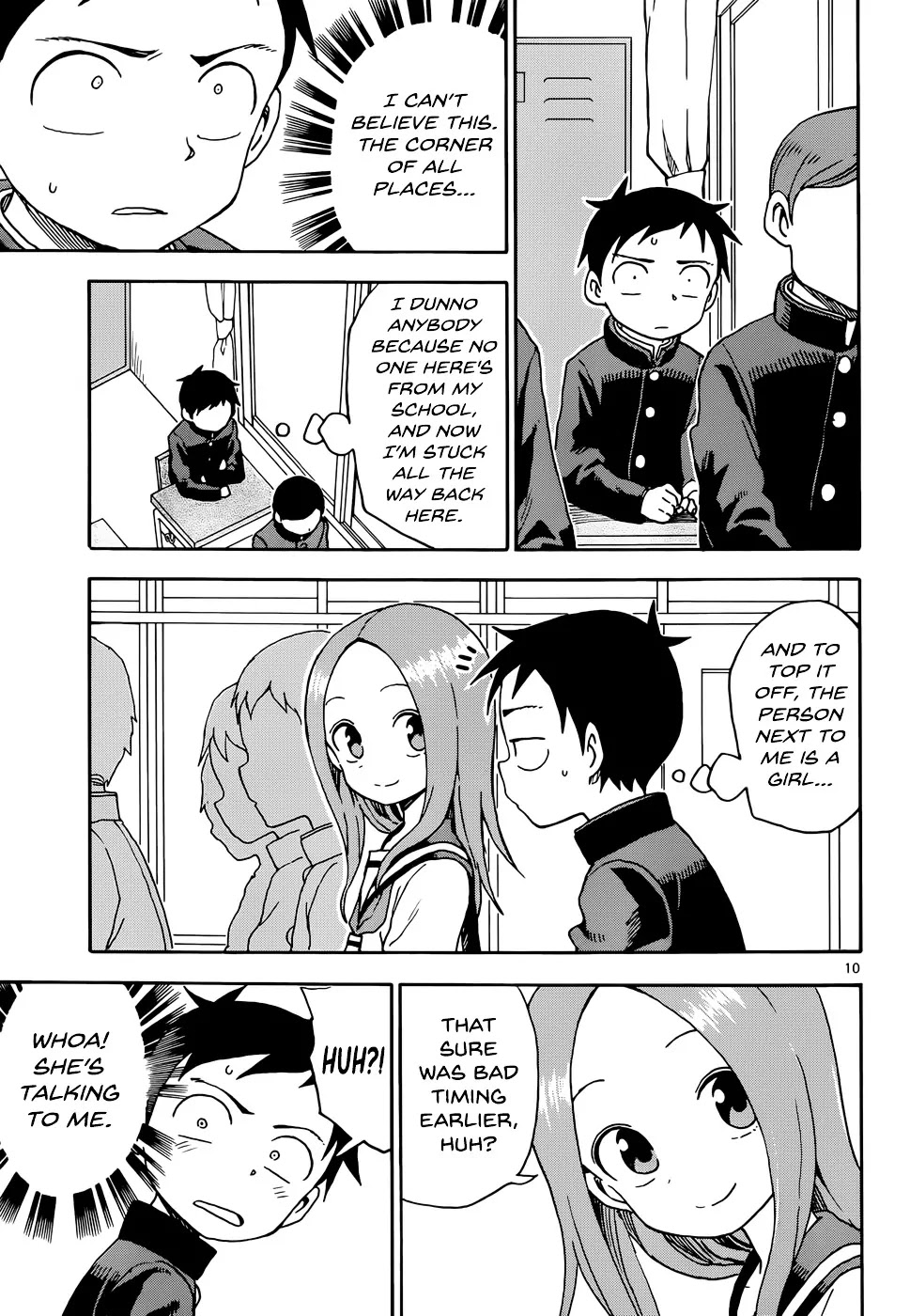 Karakai Jouzu no Takagi-san Chapter 48 page 10 - Chapter 48: Entrance Ceremony