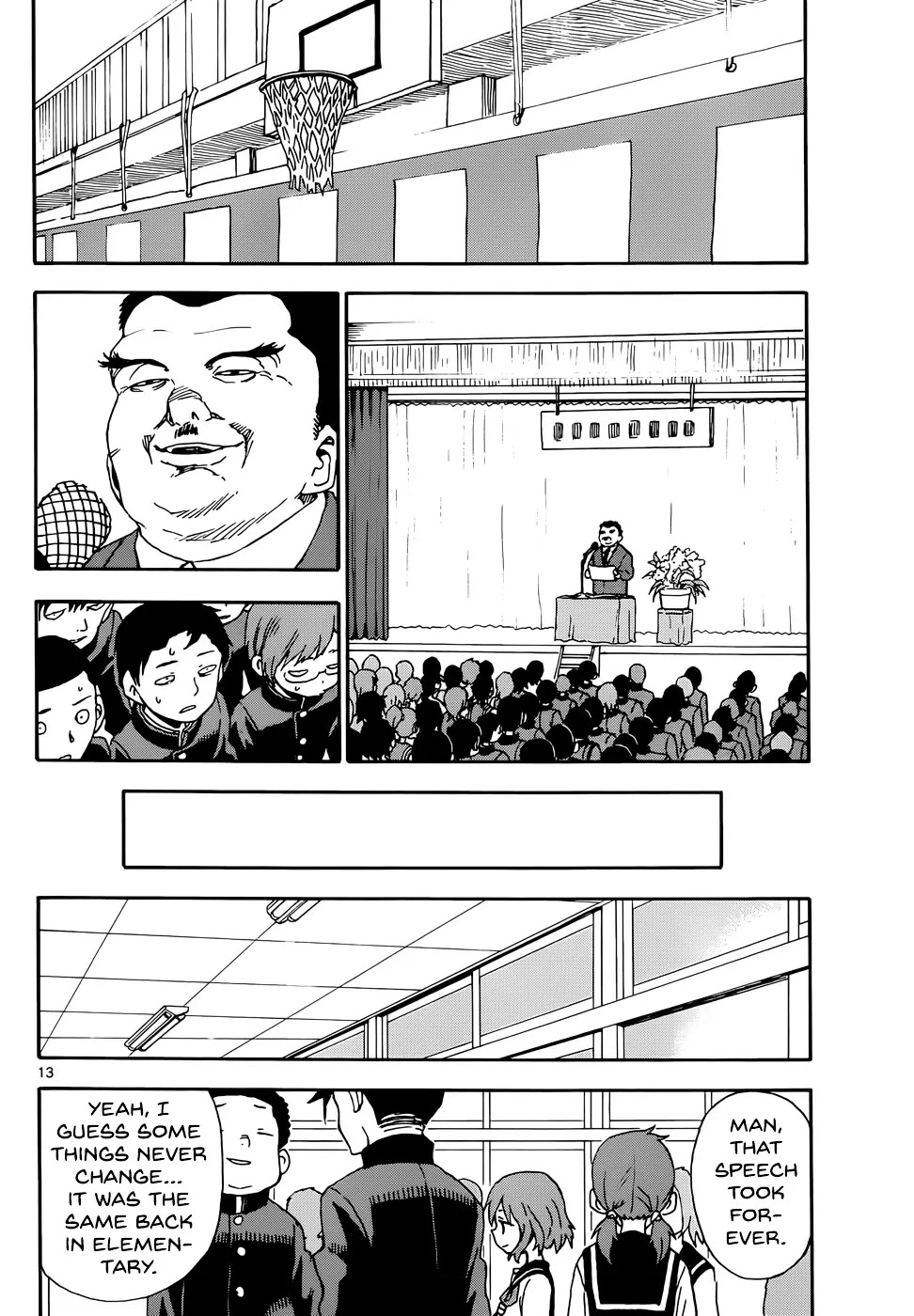 Karakai Jouzu no Takagi-san Chapter 48 page 13 - Chapter 48: Entrance Ceremony