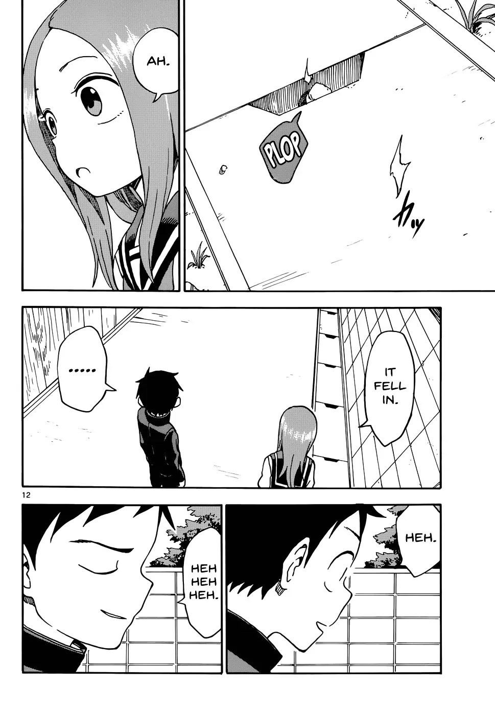 Karakai Jouzu no Takagi-san Chapter 49 page 12 - Chapter 49: Rock Kicking