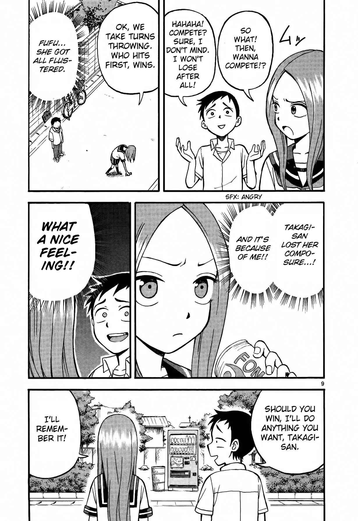 Karakai Jouzu no Takagi-san Chapter 5 page 10 - Chapter 5: Empty cans